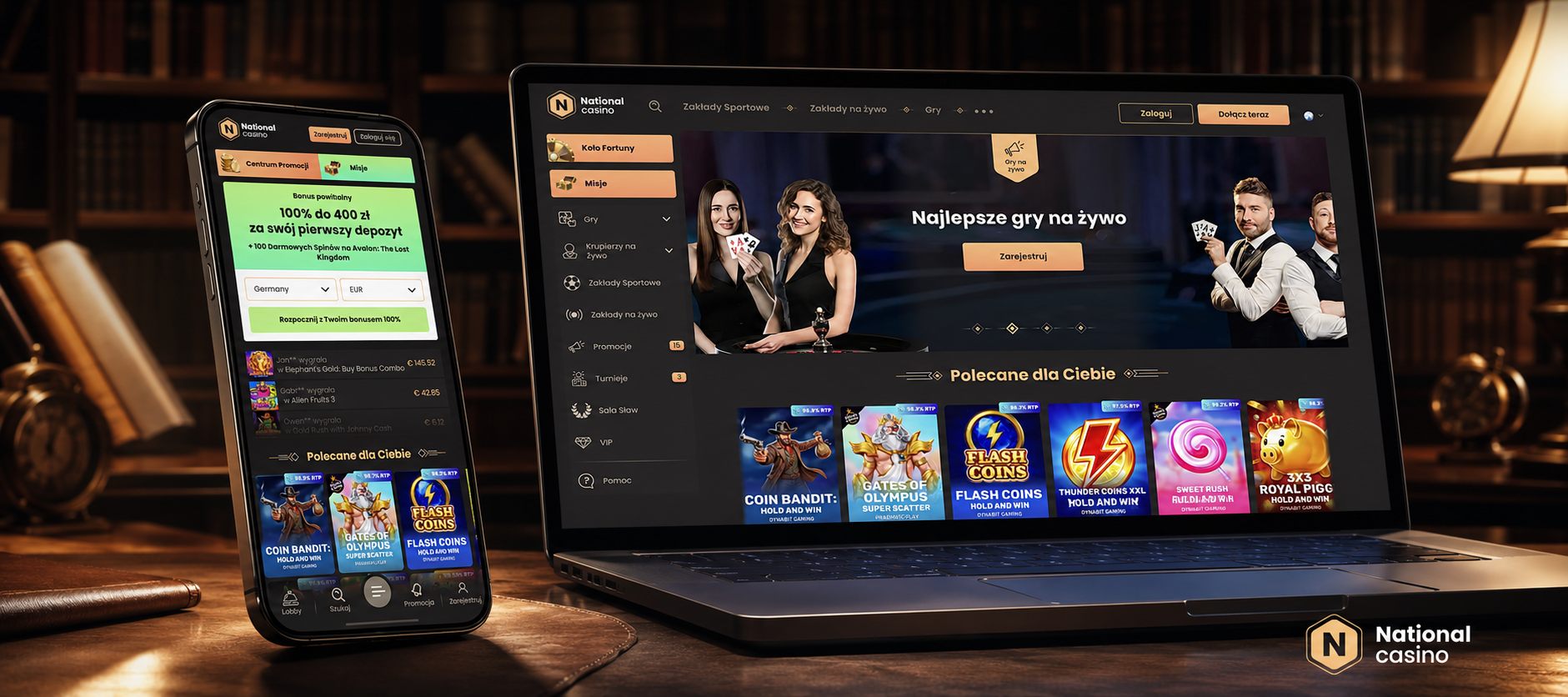 Cotygodniowe promocje National Casino