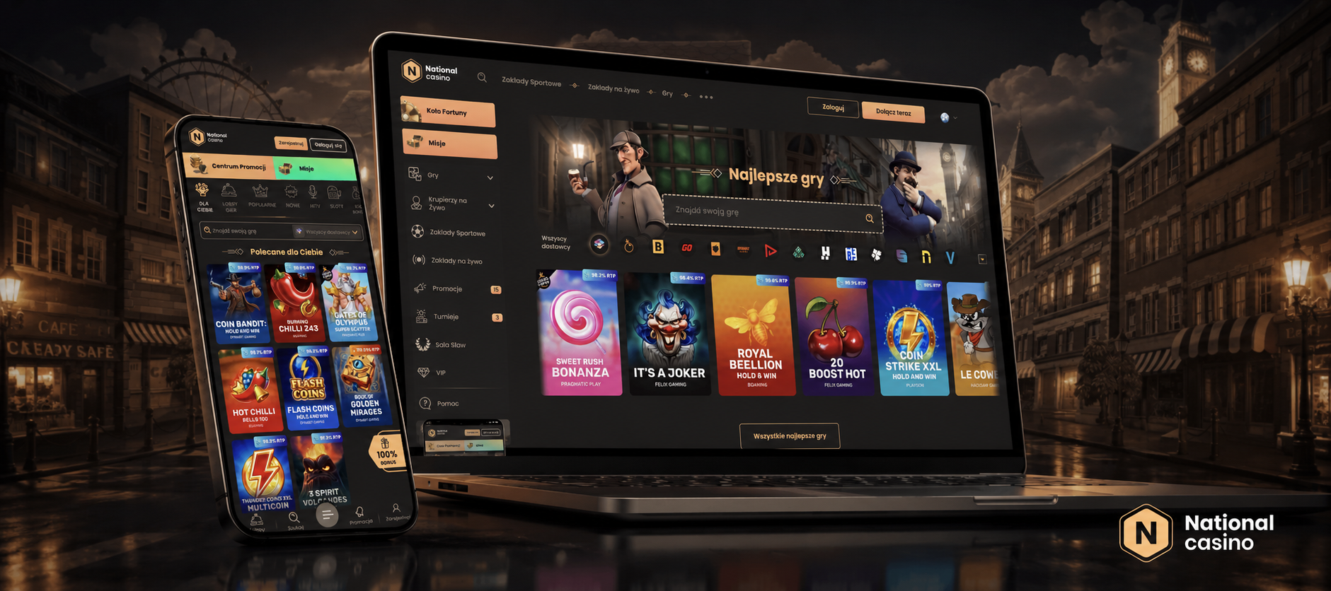 Wsparcie National Casino – obszary pomocy